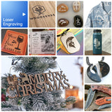 SCULPFUN S10 Laser Engraver, 10W Optical Power Laser Engraving Machine with Air Assist Nozzle, Higher Speed Higher Accuracy CNC Laser Cutter for Wood and Metal SCULPFUN