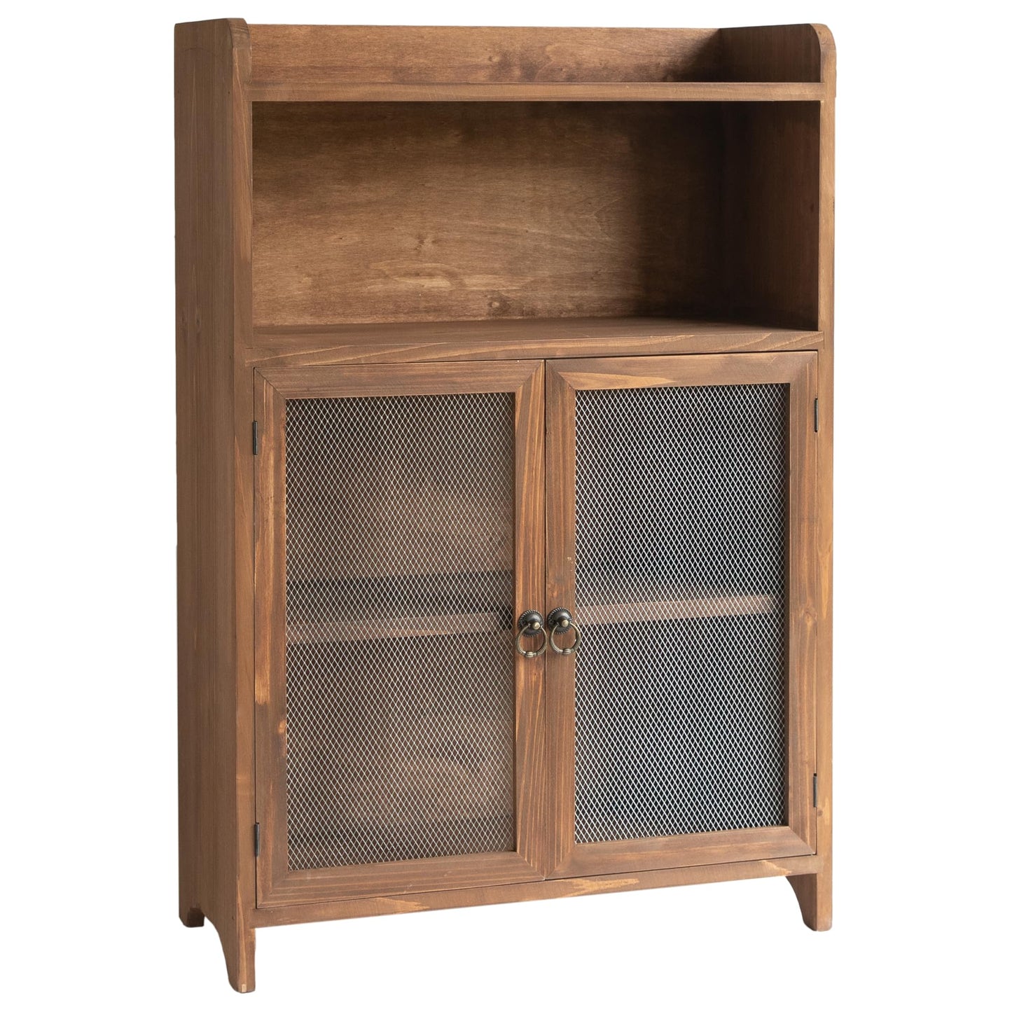 COLLECTIVE HOME - Storage Cabinet, 30" Organizer Cabinet, Solid Wood Bathroom Cabinet with 2 Door, Already Assembled, 20 x 8.5 x 30 Inch - WoodArtSupply