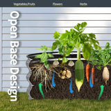 Kesfitt Raised Garden Bed Kit,Outdoor Galvanized Planter Large Metal Raised Boxes with Safety Edging and Gloves for Gardening Vegetables,Fruits,Flower(4x2x1FT) Kesfitt