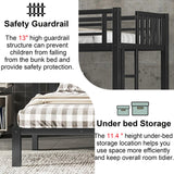 Mirightone Metal Triple Bunk Bed for Kids,Heavy Duty Triple Twin Bunk Bed with Ladder & Storage Shelf, Convertible 3 Bed Bunk Beds for Girls Boys Teens,Can be Separated into 3 Beds, Black Mirightone