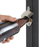 Yaheetech 8×5' Grill Gazebo, 3-Tier Outdoor BBQ Gazebo with Height-Adjustable Shelves & 10 S-Shaped Hooks & Built-in Bottle Opener, Brown Yaheetech