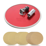 Goldblatt 9 Inch Drywall Sander, with 30pcs Sanding Discs-Hook and Loop 80 x 100/180 Mixed Grit, for Wall Cleaning and Polishing Goldblatt