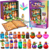 Alritz Fairy Potions Kit, Magic Mix Kit 20 Bottles, Christmas Gifts Decorations Ornaments Garden Crafts Birthday Gifts Toys for Girls and Boys 6 7 8 9 10 11 12+Years Old Families Party Indoor Outdoor Alritz