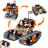 3-in-1 STEM Remote Control Building Kits - Tracked Car/Robot/Tank - 2.4Ghz Rechargeable RC Racer Toy Set Gift for 8-12 14 Year Old Boys and Girls Best Engineering Science Learning Kit for Kids 392pcs morwant