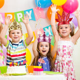 Equsion 72 Pcs Foam Princess Crowns DIY Tiaras Kids Party Princess Supplies Rhinestone Sticker Wooden Wand for Birthday Party Girls Making Your Own Tiara Equsion