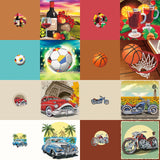 LUSandy 8 Packs DIY 5D Diamond Painting Car Cards Kits for Adults Car Motorcycle Basketball Diamond Art Greeting Cards Art Gifts for Birthday and Holiday Family and Friends LUSandy