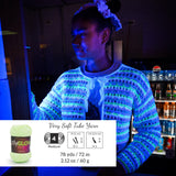 Lion Brand Yarn, DIY Glow Cozy, Glow in The Dark Yarn for Crocheting, Knitting & Crafts, Neon Green, 1 Pack Lion Brand Yarn