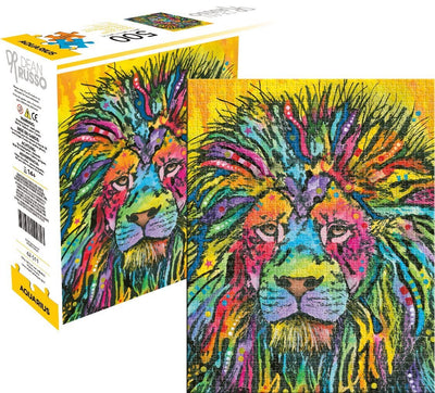 AQUARIUS Dean Russo Lion Jigsaw Puzzle (500 Piece Jigsaw Puzzle) - Glare Free - Precision Fit - Officially Licensed Dean Russo Merchandise & Collectibles - 14 x 19 Inches