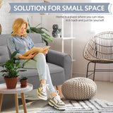 Shintenchi Small Modern Loveseat Couch Sofa, Mid Century Fabric Upholstered 2-Seat Sofa Couch Love Seats Furniture for Small Space,Living Room,Studio,Apartment with 2 Pillows,Light Grey Shintenchi