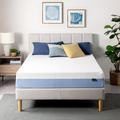 ZINUS 10 Inch Cooling Essential Memory Foam Mattress [New Version], King, Fiberglass Free, Medium Feel, Cooling Airflow Memory Foam, Certified Safe Foams & Fabric, Mattress in A Box