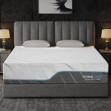 WEUP Extra Firm King Memory Foam Mattress, 14 Inch Medium - Extra Firm Dual Side Flippable Mattress for Back Pain, Made in USA, CertiPUR-US Certified, 80" x76" WEUP