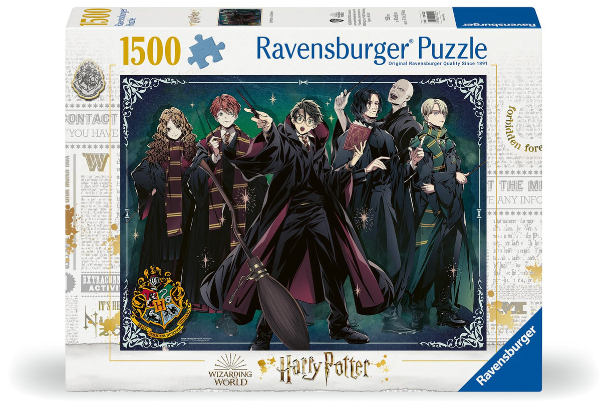Ravensburger Harry Potter 1500 Piece Jigsaw Puzzle | Magical Puzzle Adventure | Spellbinding Artwork | Durable Eco-Friendly Materials Ravensburger