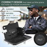 BARVA Adaptive Wood Gun Rack 2 Phone Docking Charging Station Gifts for Men Dad Birthday Ideas Nightstand Organizer Charging Dock Watch Charging Stand Wallet Key Gadget Device Bedroom Bedside Holder BarvA