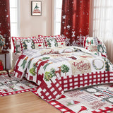 WONGS BEDDING Area Rug 3' x 5' Christmas Cardinal Washable Bedroom Rug Holiday Entryway Indoor Non-Slip Mat Small Throw Rugs for Kitchen Living Room Low-Pile Outdoor Floor Decoration Carpet WONGS BEDDING