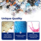 Jigsaw Puzzle 1000 Piece Wooden Puzzle Halloween Picture Family Decorations, Unique Birthday Present Suitable for Teenagers and Adults najiaxiaowu