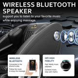 Massage Chair Full Body, Zero Gravity Massage Chair with 8 Fix Rollers, Foot Massage, Heating, Auto Modes, Full Body Airbag, Touch Screen Controller, Music Player, Home Massage for Back Fatigue Msutree