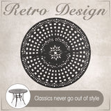 MFSTUDIO Cast Aluminum Bar Height Patio Dining Set of 7, Outdoor Table and Chairs Set with 1×54" Round Aluminum Patio Table and 6×Swivel Outdoor Bar Stool MFSTUDIO