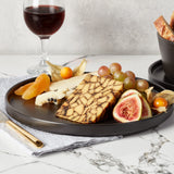 Stone Lain Coupe Dinnerware Set, Service For 4, Black Matte Stone Lain