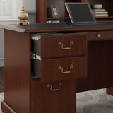 Bush Furniture Saratoga Home Office Desk, Brown Bush Business Furniture