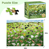 1000 Pieces Puzzles for Adults, Pooping Puppies Puzzle, Dogs Jigsaw Puzzles 1000 Pieces, Funny Gifts for Dog Lovers Friends, Perfect White Elephant Gag Gift, Dog Puzzle as Funny Home Party Decorations VOLUVOLU