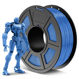 SUNLU ABS Filament 1.75mm 3D Printer Filament, Highly Resistant Durable, Heat Resistance, Excellent Toughness, Compatible with 99% FDM 3D Printers, 1kg Spool (2.2lbs), Blue Grey SUNLU