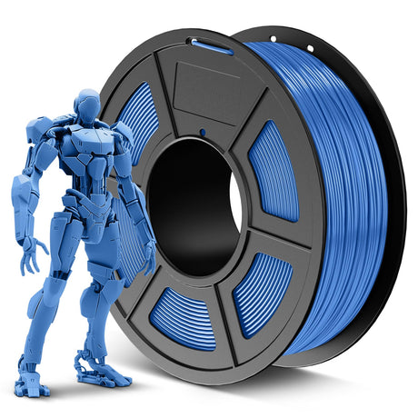 SUNLU ABS Filament 1.75mm 3D Printer Filament, Highly Resistant Durable, Heat Resistance, Excellent Toughness, Compatible with 99% FDM 3D Printers, 1kg Spool (2.2lbs), Blue Grey SUNLU