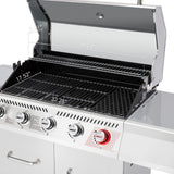 Royal Gourmet 5-Burner Propane Gas Grill with Side Burner, Stainless Steel Barbeque Grills, Silver, GA5404S Royal Gourmet