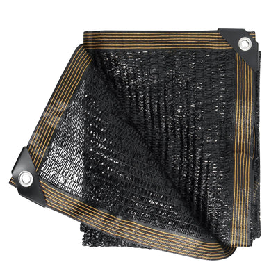 BELLEBILL 50% Shade Cloth, 6.5x16.5FT Sun Shade Cover Net Mesh Tarp with Grommets for Greenhouse, Plant, Garden, Patio, Pergola, Sun Shade Canopy Black