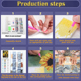 5D Diamond Painting Kits for Adults Beginners,Tiger Lake Diamond Art Kit,DIY Full Round Drill Diamond Dot Gem Art Kits for Adults,Home Wall Decor 13.78x13.78 Inch Acelii