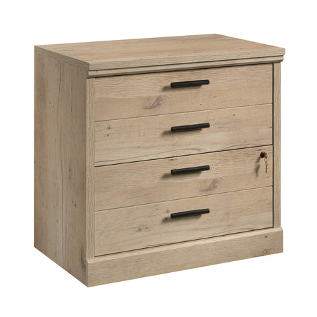 Sauder Aspen Post Lateral File, L: 31.26" x W: 19.45" x H: 29.72", Prime Oak Finish Sauder