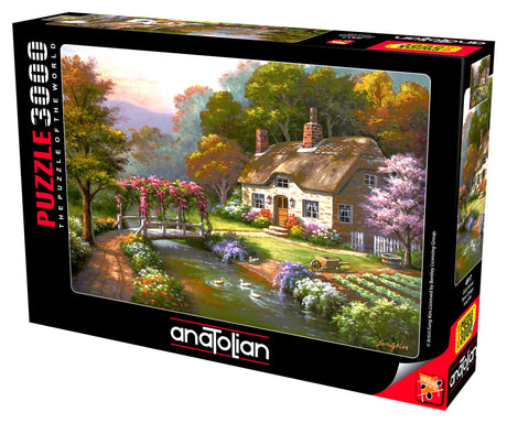 Anatolian Puzzle - Rose Cottage, 3000 Piece Jigsaw Puzzle, #4917 Anatolian
