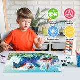 Puzzles for Kids Ages 4-8 Princess Cartoon Puzzle for Girls Age 5-10 100 Piece Jigsaw Puzzles for Kids Ages 3-5 6-8 8-10 Year Old - Colorful Children Puzzles Educational Learning Puzzles Gifts Biarek