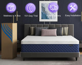 Twin Mattresses, 12 Inch Hybrid Twin Mattress in a Box, Memory Foam and Individual Pocket Spring Breathable Comfort for Sleep Supportive and Pressure Relief, CertiPUR-US, 39"*75"*12" Slumber Castle