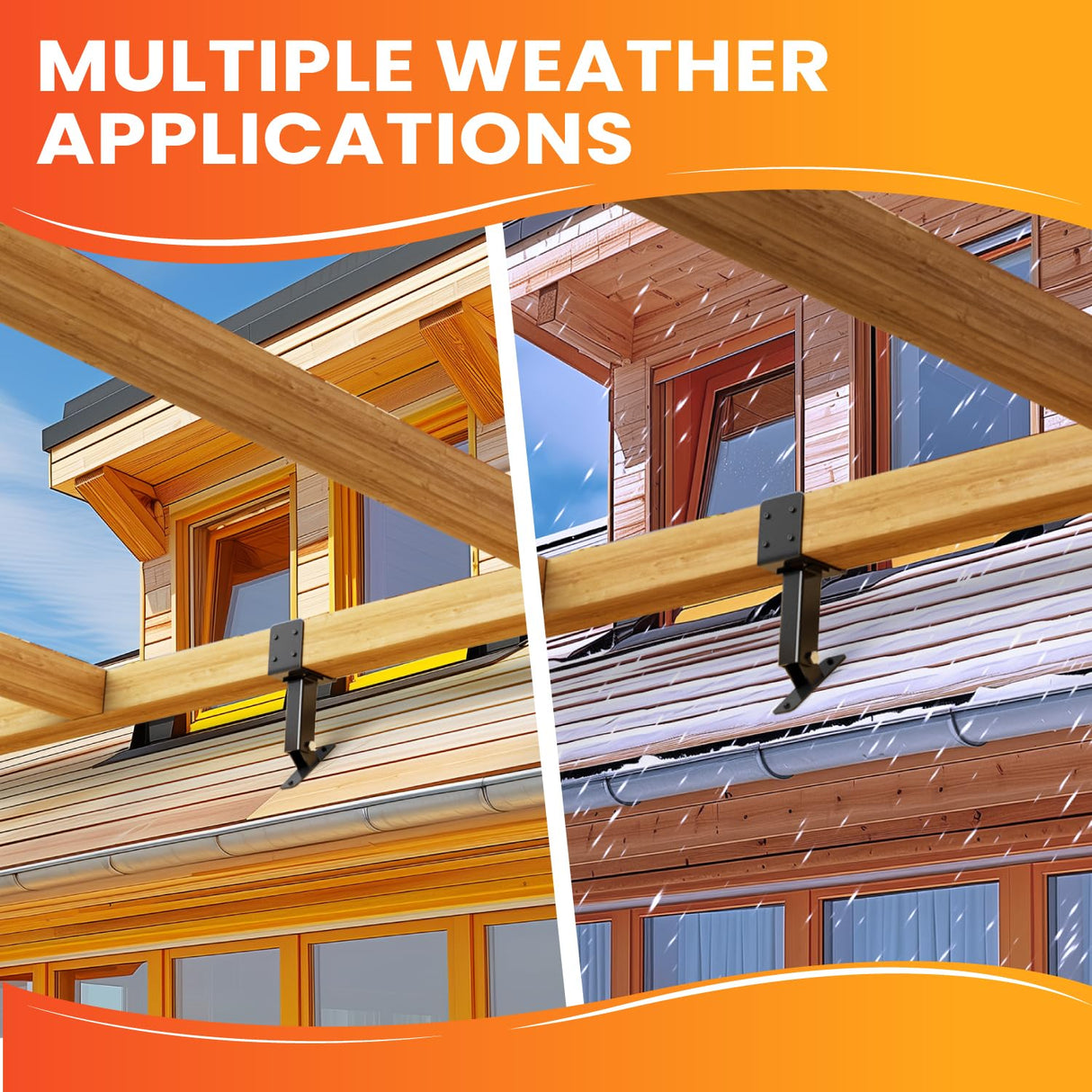 3 Pack Pergola Roof Riser, 304 Stainless Steel Roof Riser Brackets for Patio Cover, 90 Degree Adjustable Saddle Pergola Roof Riser Beam Brackets for Gazebo Roof Patio Pergola (Saddle Brackets) PURRPAXZ