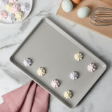 Martha Stewart Gallen 13 x 9 Inch Nonstick Carbon Steel Cookie Sheet - Cool Grey Martha Stewart