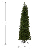 National Tree Company Artificial Slim Christmas Tree, Green, Kingswood Fir, Includes Stand, 9 Feet National Tree Company