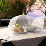 Simply Genius (6 Pack) Large and Tall 17x17 Pop-Up Mesh Food Covers Tent Umbrella for Outdoors, Screen Tents, Parties Picnics, BBQs, Reusable and Collapsible Food Tents - Food Covers for Outside Mesh Simply Genius