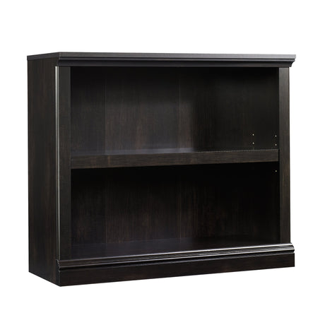 Sauder Miscellaneous Storage 2-Shelf Bookcase/ book shelf, Estate Black finish Sauder