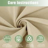 HolidayIdeas Outdoor Curtains for Patio Waterproof, 8 Panels - 54x84 Inches - Weatherproof Privacy Outsides Curtains for Cabana Porch Pergola, Sunlight & UV Blocking (Cream, Grommet Top) HolidayIdeas