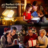 G Keni Touch Bedside Night Lamp, Baby Nursery Night Light for Kids Adults, Egg Lights with Timer, Dimmable Small Mini Lamp for Nightstand/Bedroom/Living Room, USB Rechargeable, White/Natural/Warm G Keni