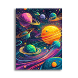 Yomiie 5D Planet Diamond Painting Kits for Adults, Paint with Diamonds Art Cosmos DIY Full Round Drill Kits, Embroidery Rhinestone Diamond Crystal Craft Canvas Home Wall Decor 30x40 cm Yomiie