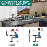 YITAHOME L Shaped Desk with Power Outlets, 60 Inch Computer Desk Corner Desk with File Drawer, Home Office Desk with Monitor Stand & Storage Shelves, L-Shaped Desk with File Cabinet, Grey YITAHOME