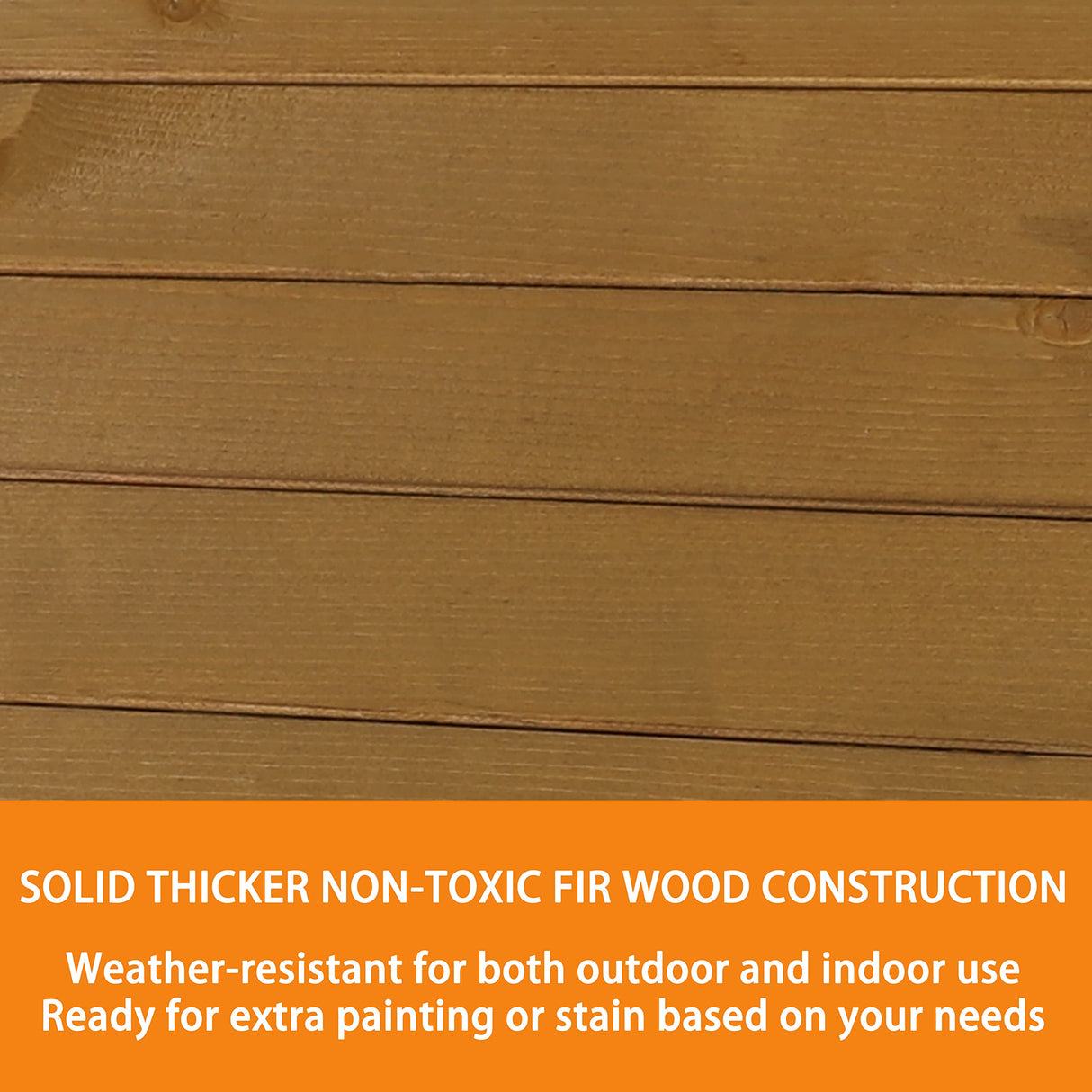 MUPATER Potting Bench Garden Table for Outdoors with Removable Stainless Sink, Planting Work Bench with Storage Shelves and Drawer, Natural Wood MUPATER