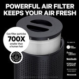 Powerful PuroAir HEPA Air Purifiers for Home Large Rooms - Covers Up To 1,000 Sq Ft - Filters Up To 99.9% of Pollutants, Smoke, Pollen, Dust - Quiet HEPA Air Filter - Air Purifiers for Bedroom PuroAir