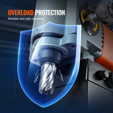 VEVOR Low Profile Magnetic Drill Press, 1300W Mag Drill, Light Weight Portable Mag Drilling Machine with Cooling Device and Overload Protection, Mag Press for Equipment Installation, Industrial VEVOR