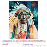 Ampersand Art Supply Unprimed Basswood Artist Panel, 1-1/2" Cradled Profile, 6"x6" Ampersand Art Supply