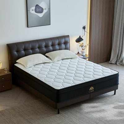 JDZ-YOVMEE Full Mattress 10 Inch Hybrid Mattress in a Box Memory Foam & Individual Pocket Spring Motion Isolation Edge Support Pressure Relief Medium Firmness Certified Foams & Fabric Fiberglass Free