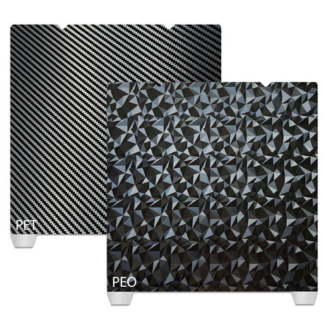 Wefuit 3D Upgraded PEO+PET Sheet 235x235m, Smooth PEO PET Build Plate Spring Steel Print Bed for Creality K1/K1C/Ender 5 S1/Ender 3 S1 Pro/Ender 3 S1/Ender V3 KE/Ender3 V3 SE (Without Magnetic Base) Wefuit