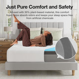 Novilla 12 Inch Full Size Mattress in a Box, Gel Memory Foam Mattress for Cooling Night Sleep & Pressure Relief, CertiPUR-US Certified Novilla