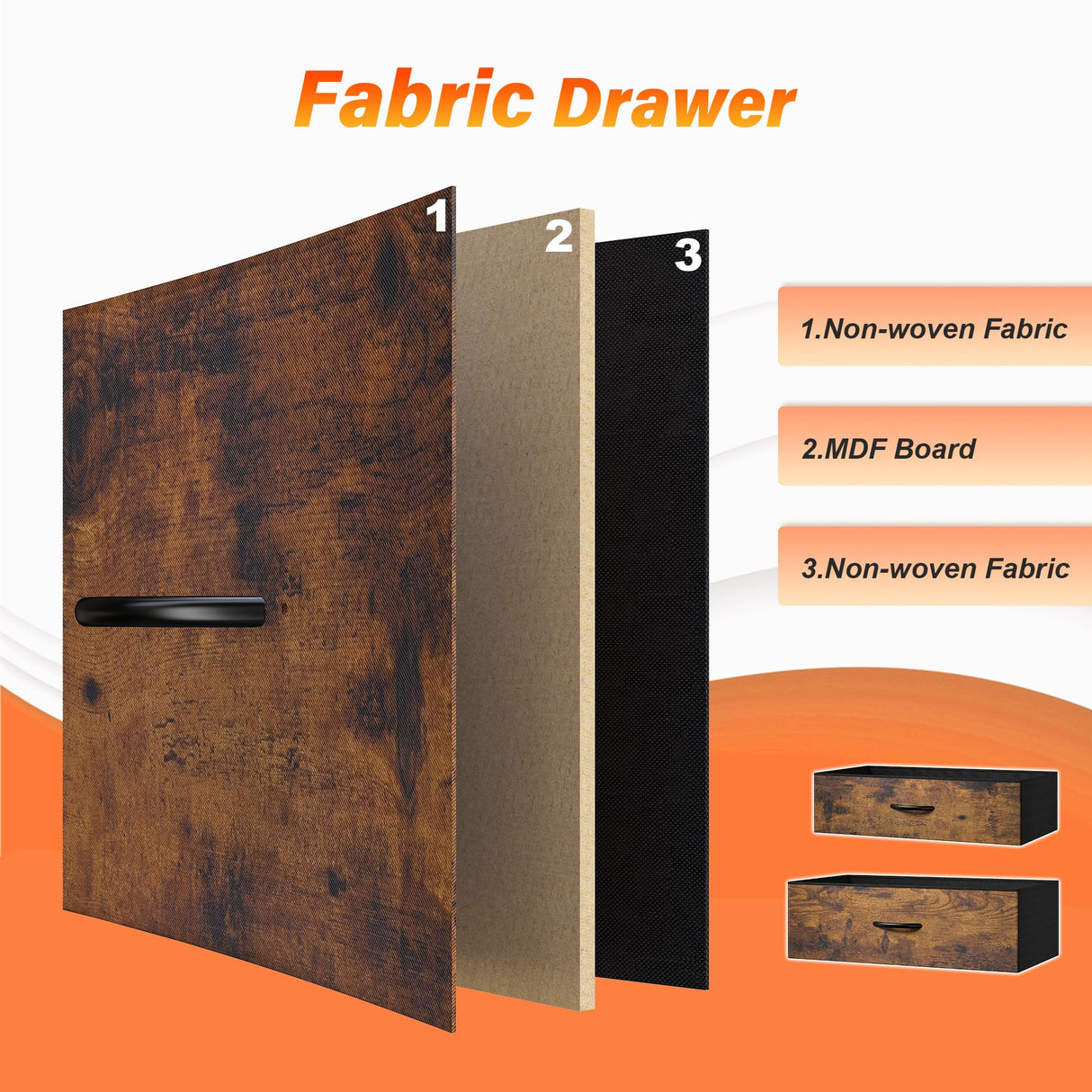 EnHomee Fits 75" TV Stand Dresser for 65 70 75 Inch TV 63" W Dresser TV Stand for Bedroom with LED Lights & Power Outlets & 12 Drawers Dresser for Bedroom Long Fabric Dresser Entertainment Center EnHomee